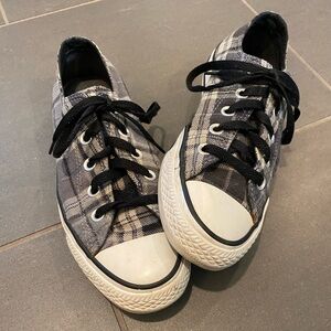 Plaid Converse Sneakers